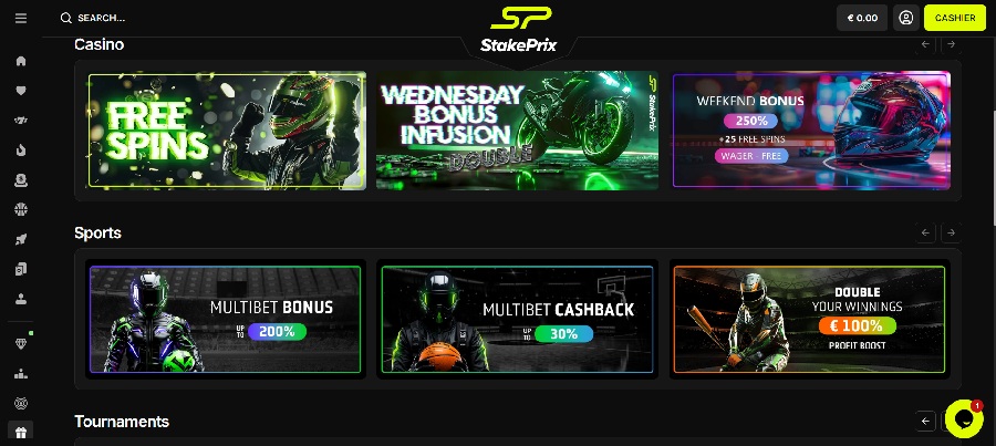 عروض الكازينو Stakeprix