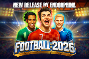 حان الوقت لتسجيل بعض الأهداف الحاسمة والممتعة مع لعبة Football 2026 من Endorphina!